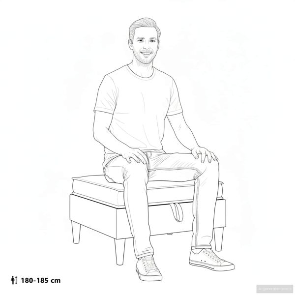 Табуретка с място за съхранение