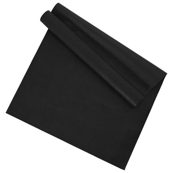 Мат за спортна защита Черен 183 x 122 x 0,6 см Високоплътен PVC