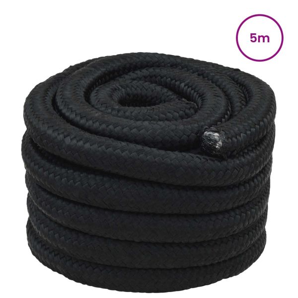 Въже за лодка Цял черен ПП