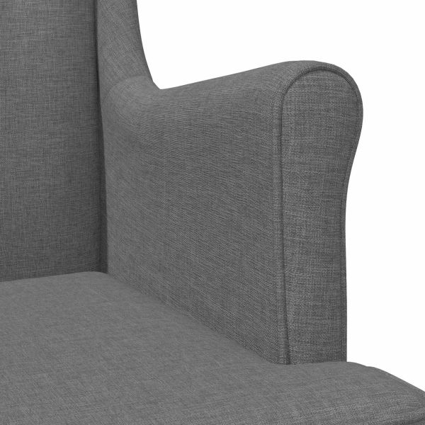 фотьойл Тъмен сив текстил