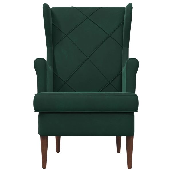 фотьойл Тъмен зелен Кадифе