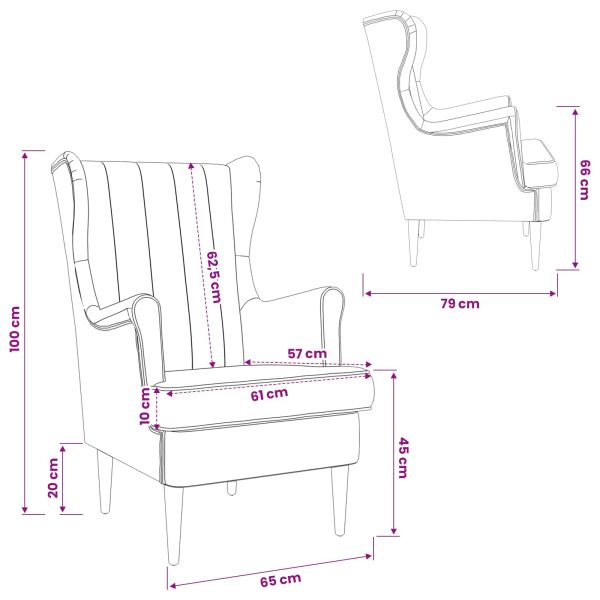 фотьойл Черен Кадифе