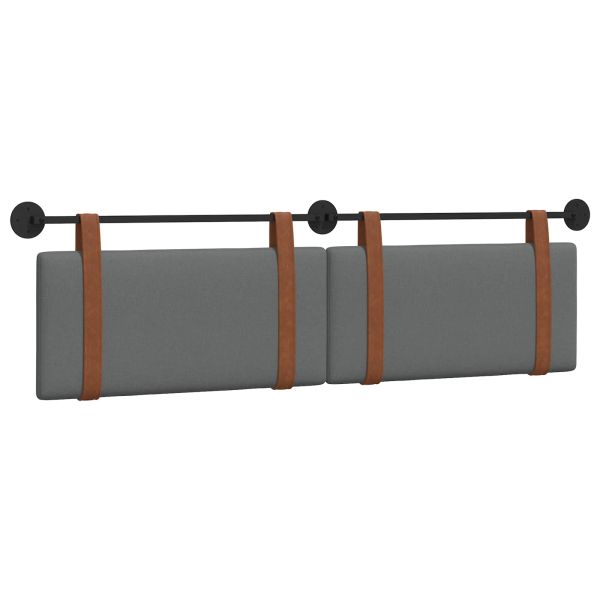 Табла за легло висяща Тъмен сив Антично PU