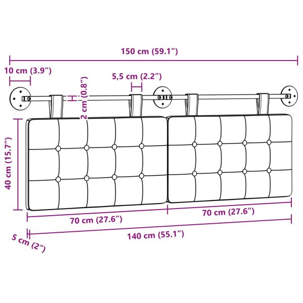 Табла за легло висяща Изкуствена