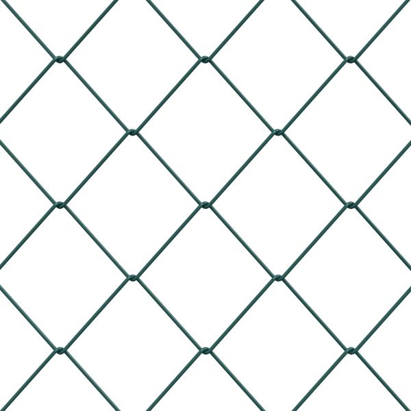 Оградa от мрежа Зелен 2 x 20 m Стомана