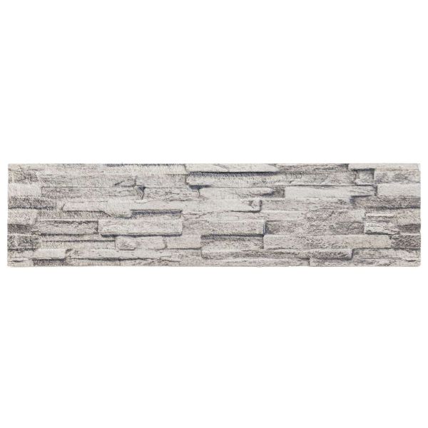 Стенни панели 10 бр. 100 x 25 cm Светлосиво EPS пяна