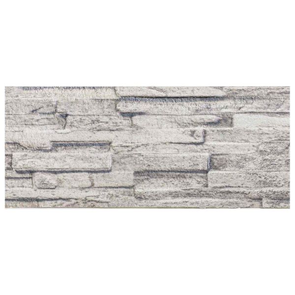 Стенни панели 10 бр. 100 x 25 cm Светлосиво EPS пяна