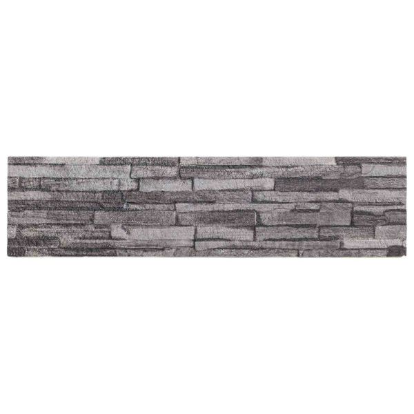 Стенни панели 10 pcs Антрацит 100 x 25 cm EPS пяна