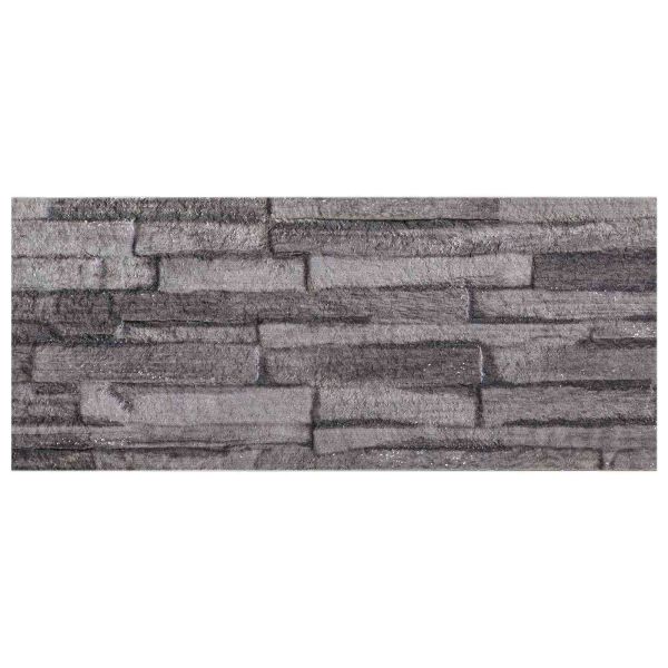 Стенни панели 10 pcs Антрацит 100 x 25 cm EPS пяна