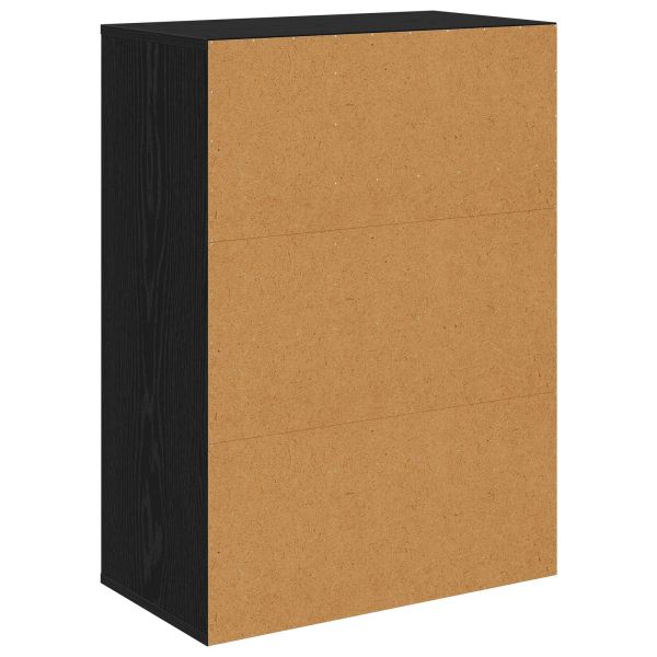 Служебен шкаф Черен дъб 60 x 33,5 x 84 см