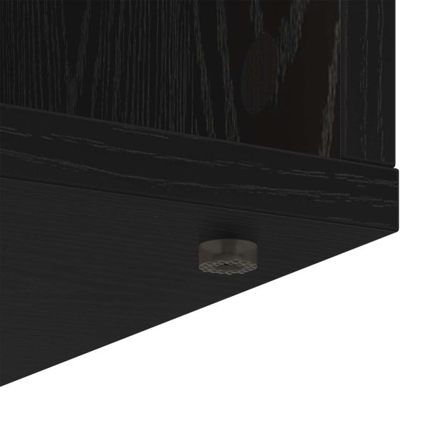 Служебен шкаф Черен дъб 60 x 33,5 x 84 см