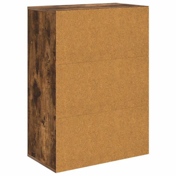Служебен шкаф Опушен дъб 60 x 33,5 x 84 см