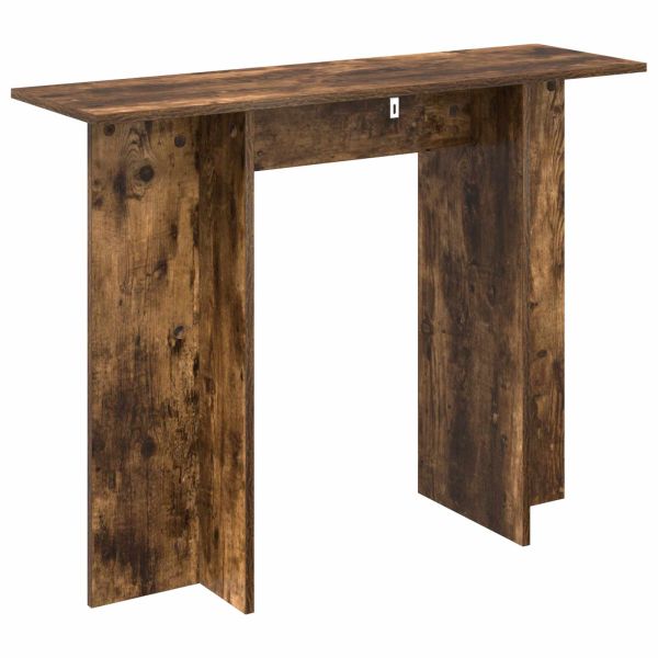 Конзолна маса Пушена Дъб 100 x 30 x 75 см Инженерна дървесина