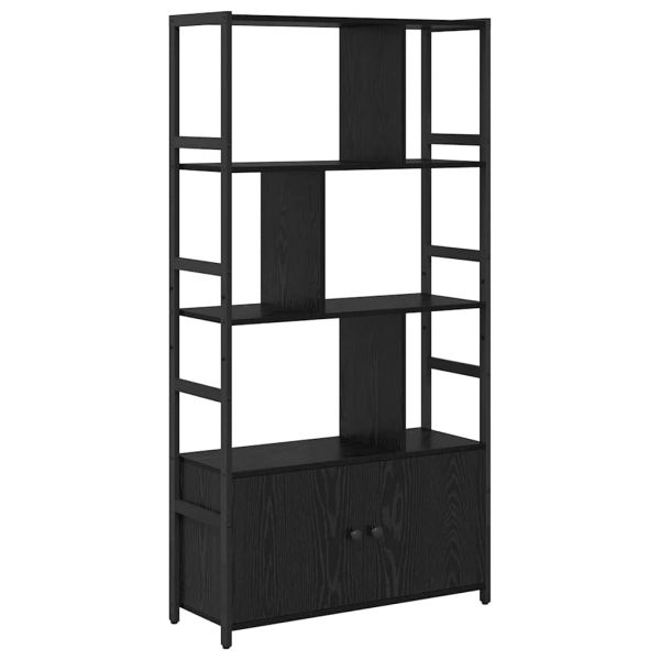 Рафт за книги 80 x 30 x 155,5 см Инженерна дървесина Черния дъб