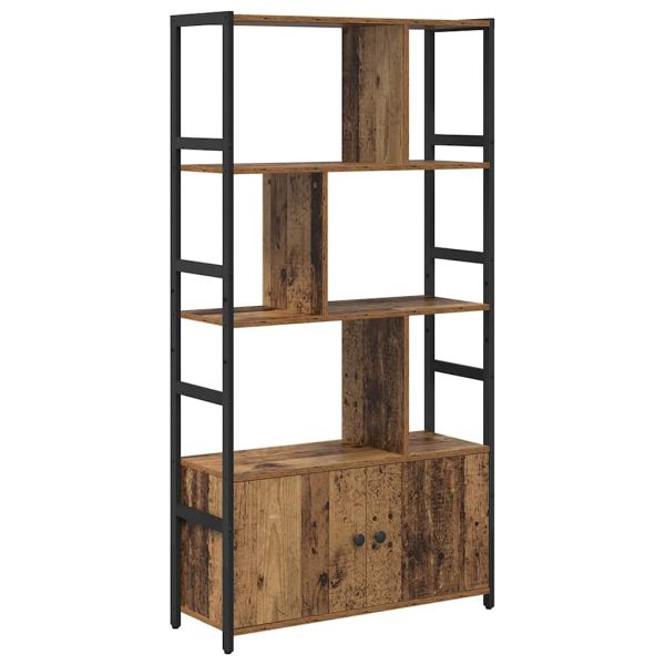 Рафт за книги 80 x 30 x 155,5 см Инженерна дървесина