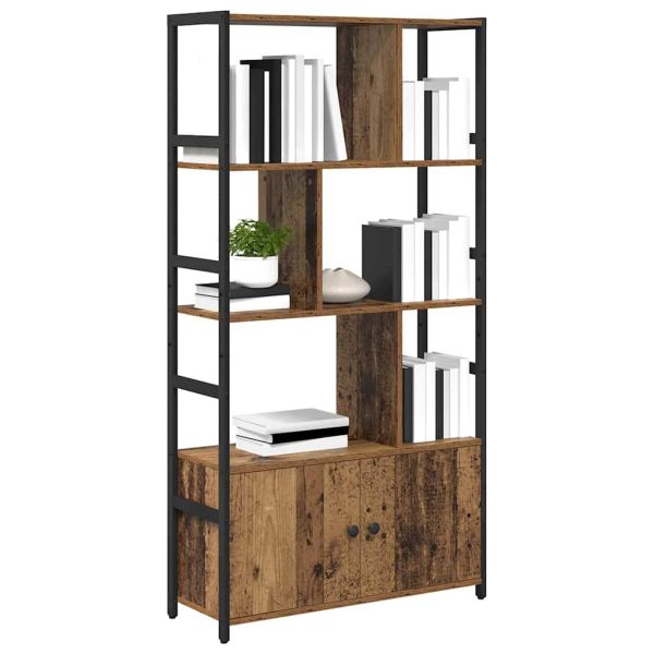 Рафт за книги 80 x 30 x 155,5 см Инженерна дървесина