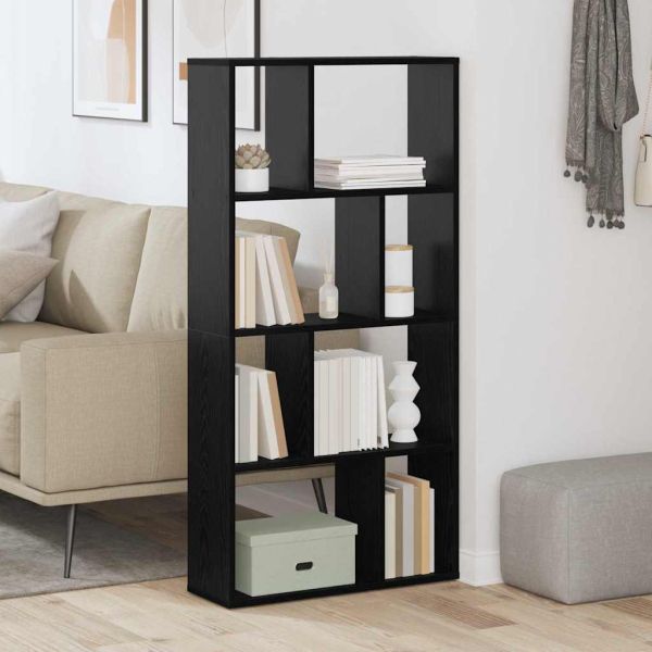 Шкаф за книги 8 нива 60 x 20 x 120,5 см Инженерна дървесина