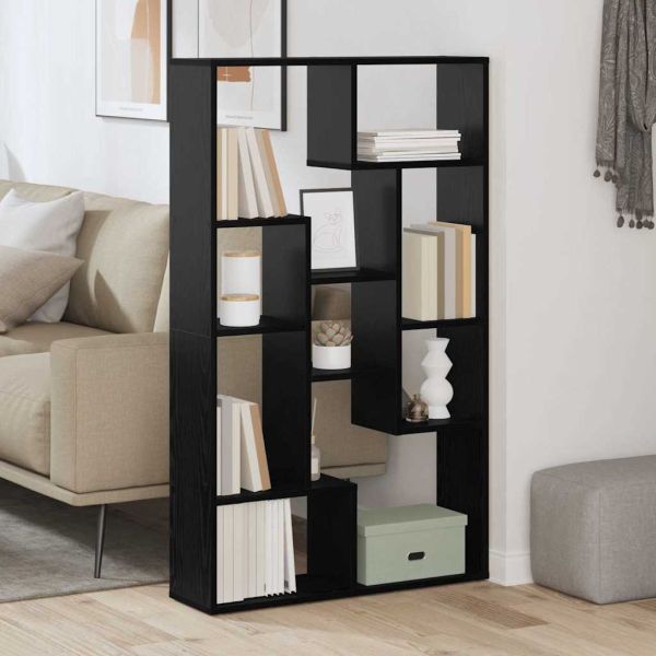 Шкаф за книги 8 нива 72 x 20 x 120,5 см Инженерна дървесина