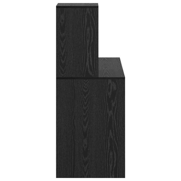 Бюро с рафт Черния дъб 102 x 50 x 124 см Инженерно дърво