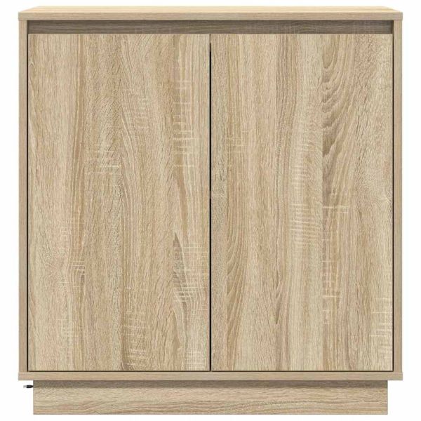 LED конзолна маса Дъб сонома 71 x 34,5 x 75 см