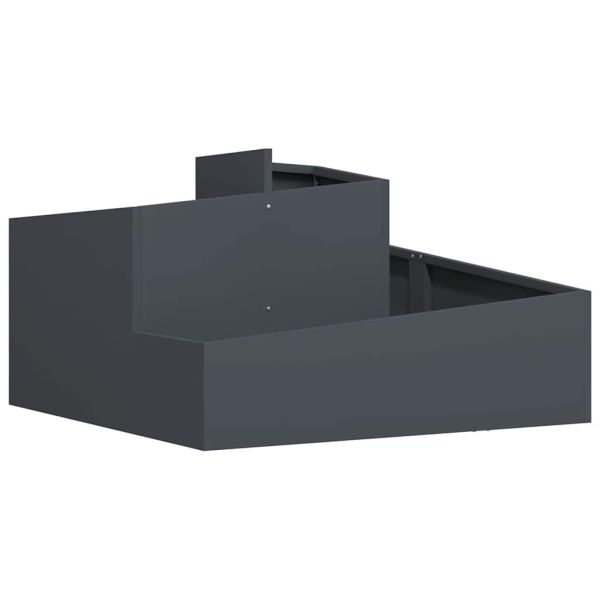 Градинска саксия Антрацит 80 x 80 x 50 см