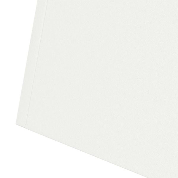 Саксия с колона Бяло 40 x 40 x 100 cm Студено валцована стомана