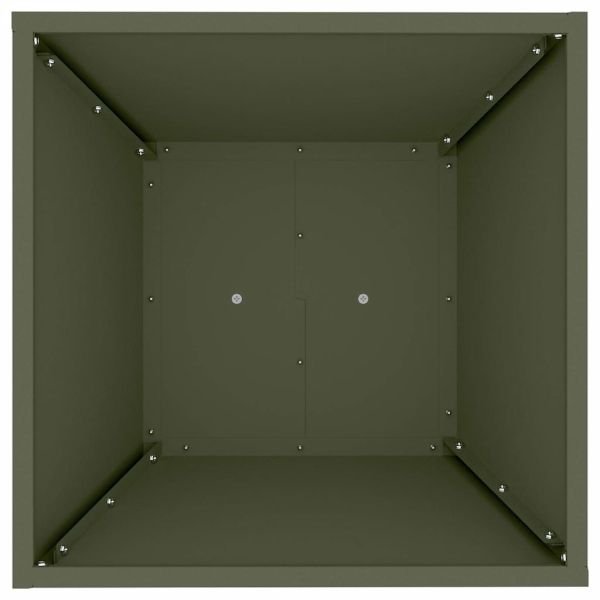 Саксия с колона Маслиненозелено 40 x 40 x 100 cm