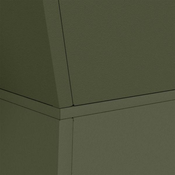 Саксия с колона Маслиненозелено 40 x 40 x 100 cm