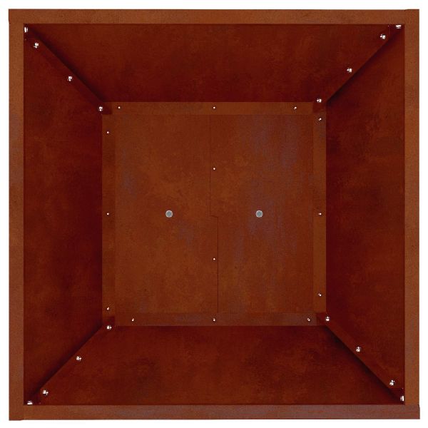 Саксия с колона Ръждясало 40 x 40 x 100 cm