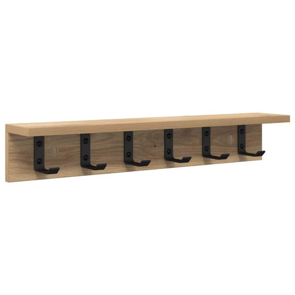Стенен закачалка за палта Дъб 60 x 10,5 x 10,5 см