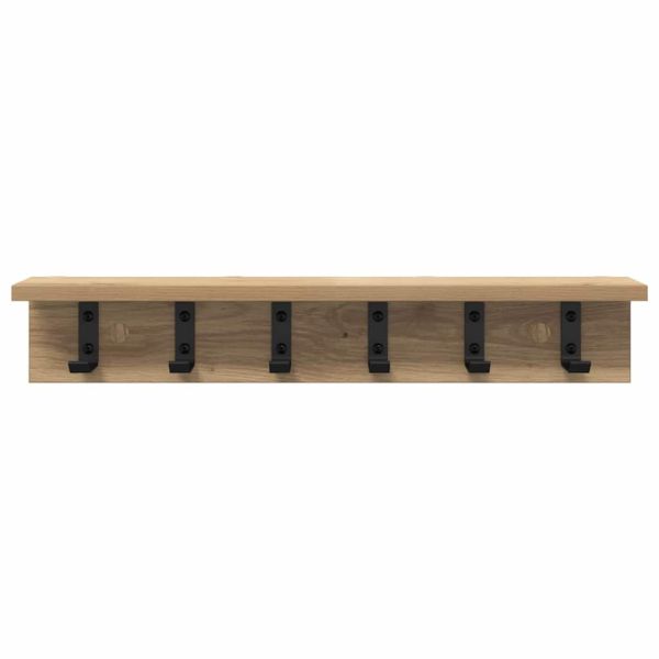 Стенен закачалка за палта Дъб 60 x 10,5 x 10,5 см