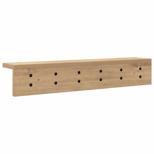 Стенен закачалка за палта Дъб 60 x 10,5 x 10,5 см