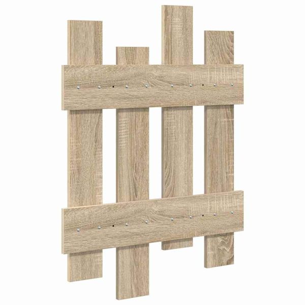 Стенен закачалка за палта Сонома дъб 60 x 3 x 82 см