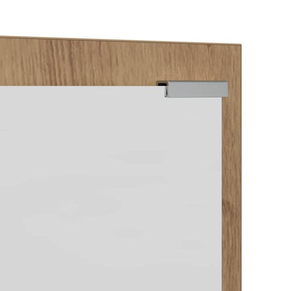 Стенен закачалка за палта Монтиране на стена Дъб