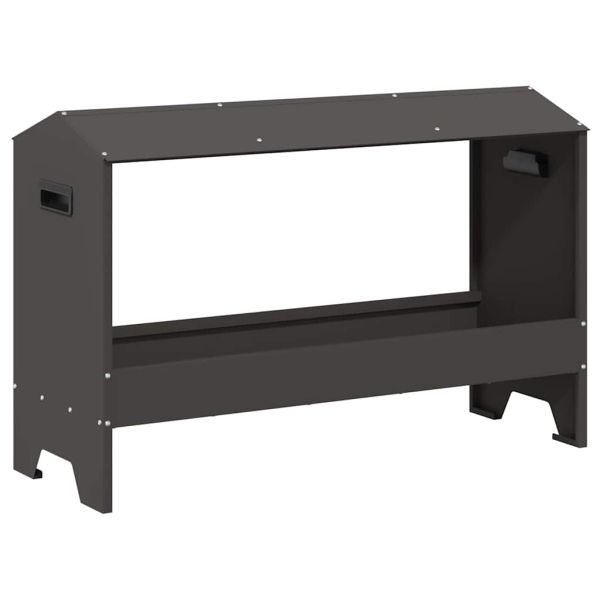 Хранилка за пилета Черно 81 x 32 x 53,5 см
