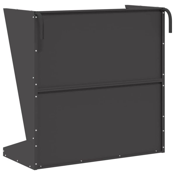 Хранилка за сено Черно 71 x 33 x 70 см