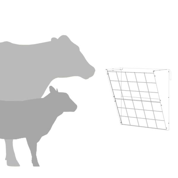Висяща хранилка за сено Черно 61 x 33 x 66 см 5 kg