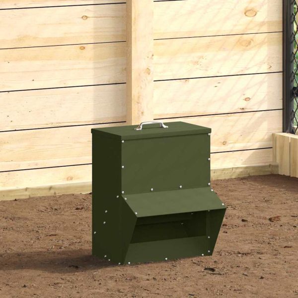 Кокошарник Маслинено зелено 20 x 25 x 35 см