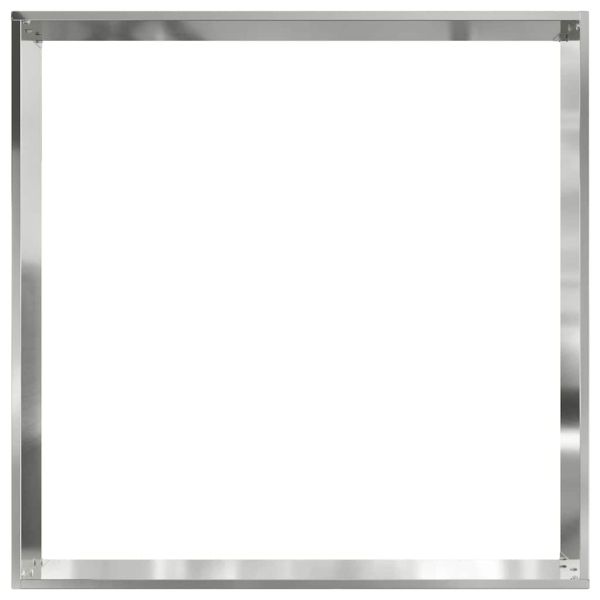 Ограда за трева 6 бр. 60 x 60 x 13 см Поцинкована стомана