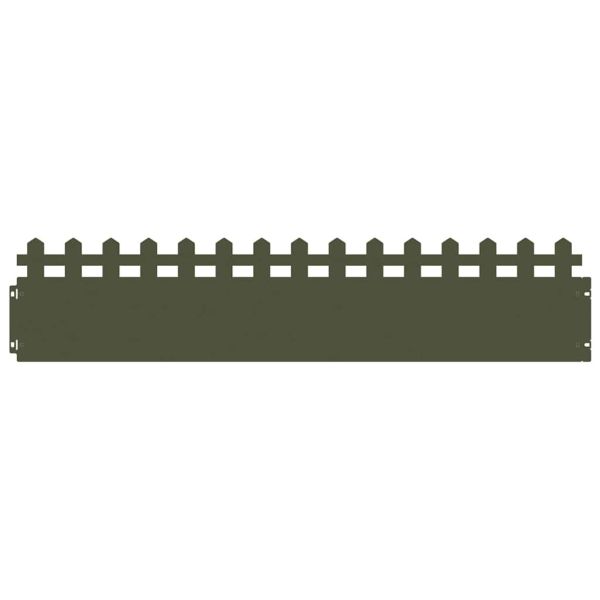 Ограничители за тревни площи 30 бр. 103 x 0,05 x 22 см Стомана