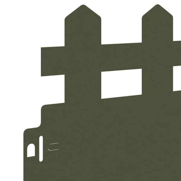 Ограничители за тревни площи 30 бр. 103 x 0,05 x 22 см Стомана