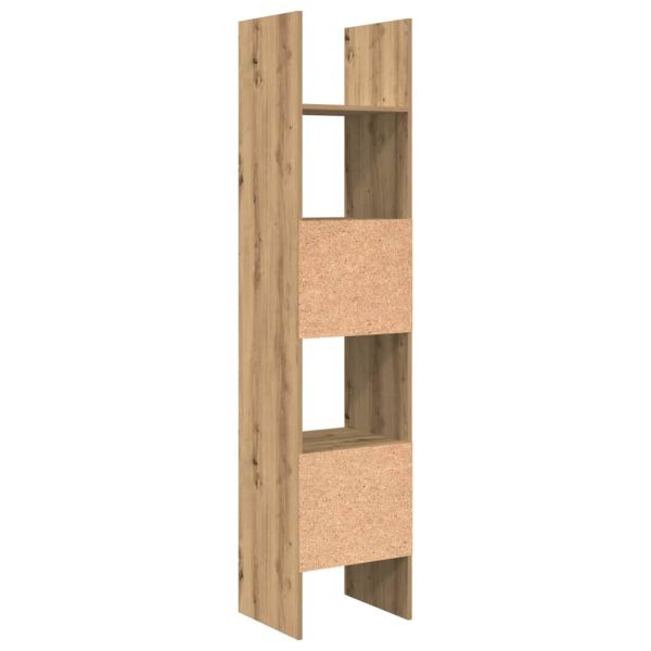 Шкаф за книги 5 нива 40 x 35 x 180 см Инженерна дървесина Дъб