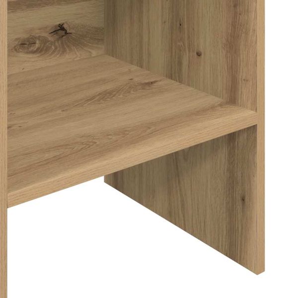 Шкаф за книги 5 нива 40 x 35 x 180 см Инженерна дървесина Дъб