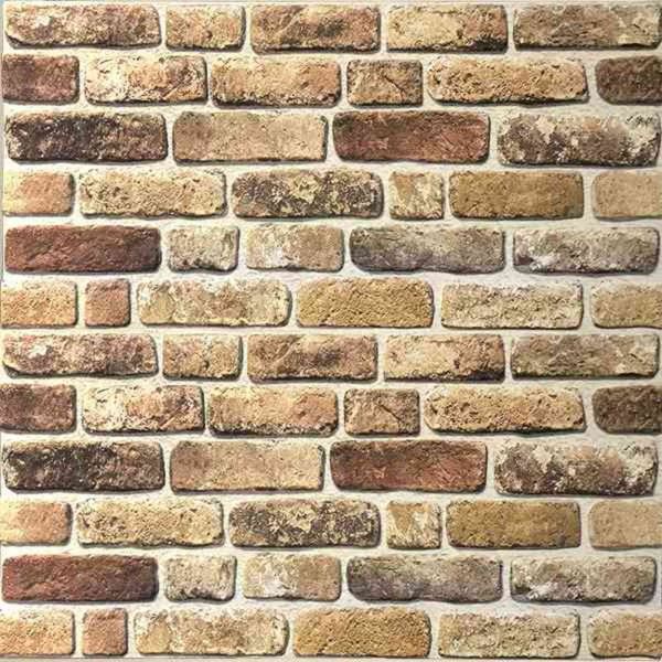 Стенни панели 10 pcs Тъмен пясък 100 x 50 cm EPS пяна