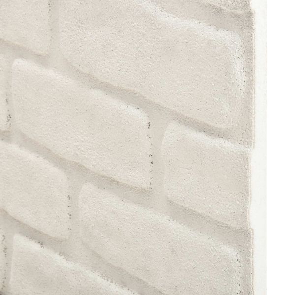 Стенни панели 10 pcs Бяло 100 x 50 cm EPS пяна