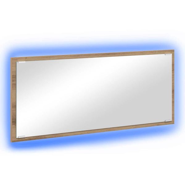 Огледало Дъб 90 x 8,5 x 37 см Инженерна дървесина