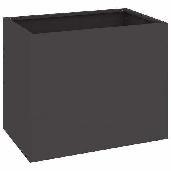 Градинска саксия Черно 50 x 32 x 40 см