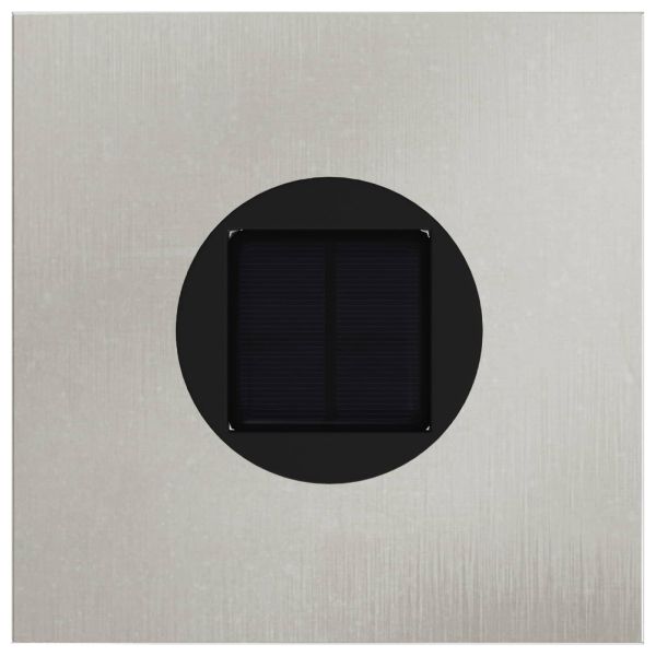 Соларна LED светлина за пътека 2 pcs Топло бяло 18 x 18 x 50 см