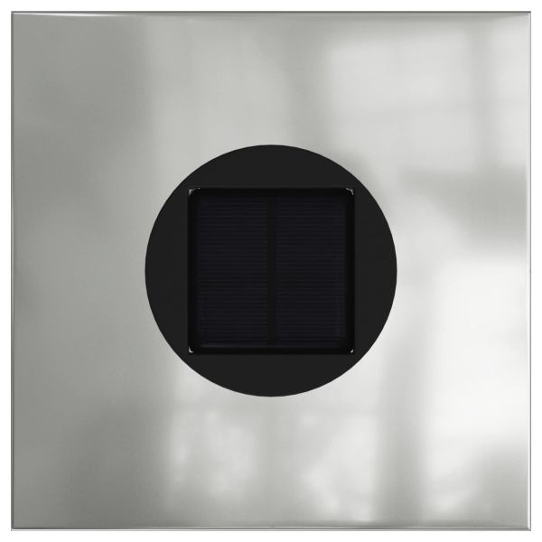 Соларна LED светлина за пътека 2 pcs Топло бяло 18 x 18 x 80 см