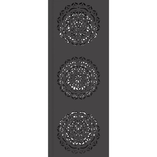 Соларна LED светлина за пътека 2 pcs Черно